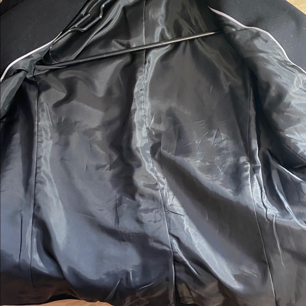 J. Crew Classic Black Button Closure Suit Blazer Sz 8 - Picture 14 of 15